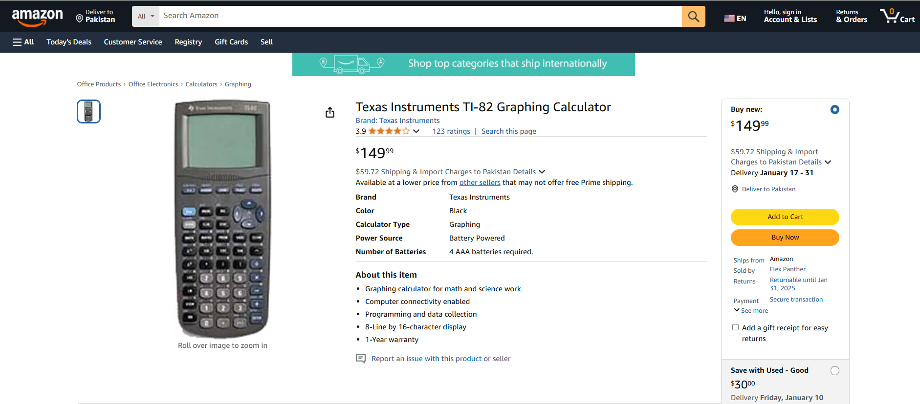 TI-82 Stats