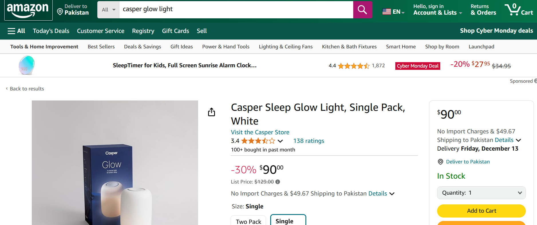 Casper Glow Light