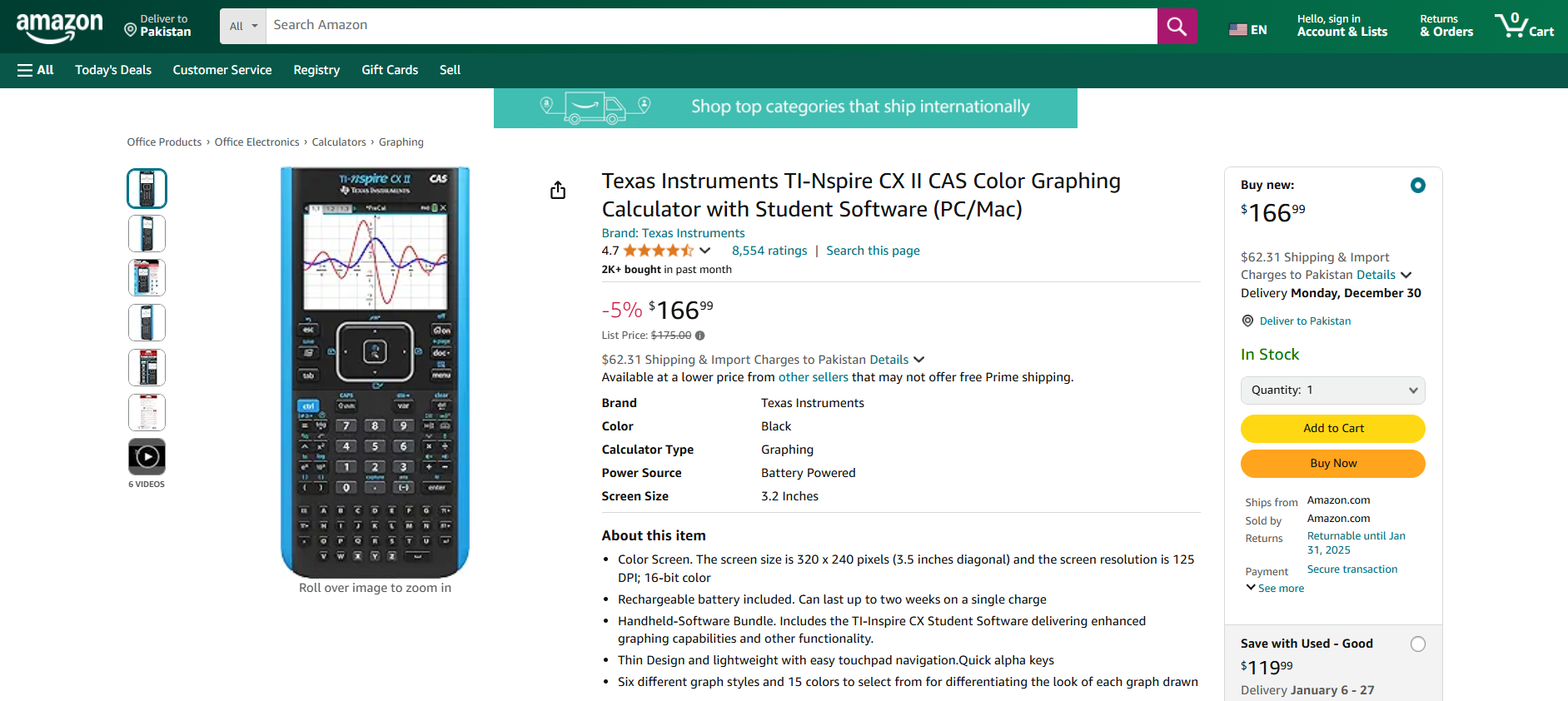 Texas Instruments TI-Nspire CX II