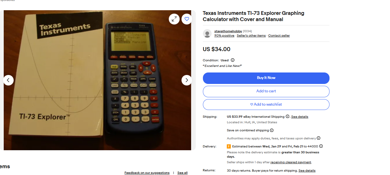 Texas Instruments TI-73 Explorer