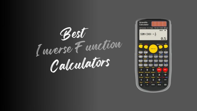 Best Inverse function calculator