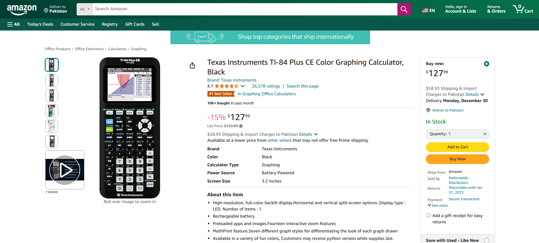 Texas Instruments TI-84 Plus